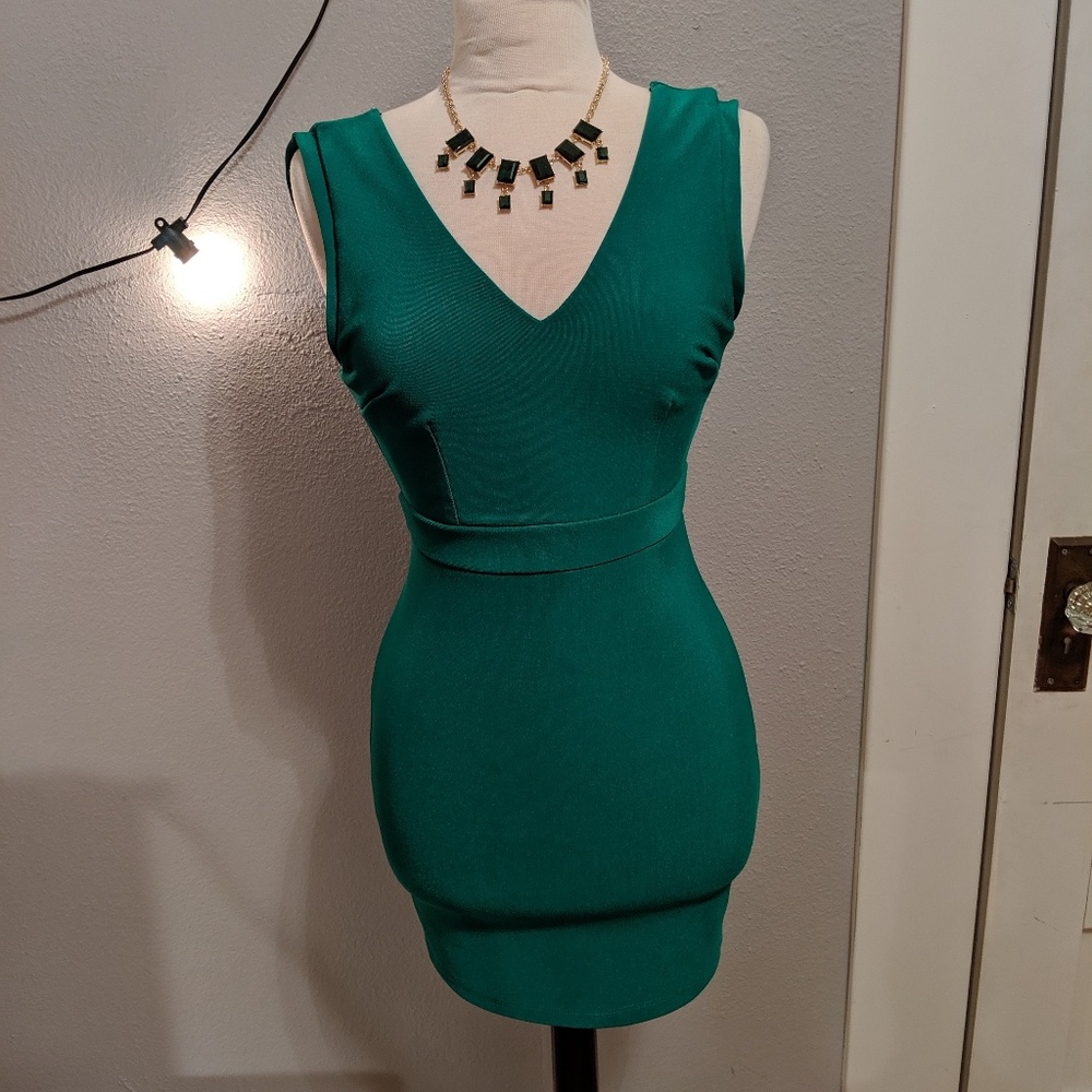 Green Forever 21 Mini Dress